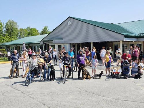 The Lions Club of Land O’Lakes held a dog walk on Sudnay May 28 to raise money for the Lions Foundation of Canada Dog Guides.